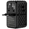 Verbatim Adapter podróżny EU/UK/US GaN   USB-A/3xUSB-C PD 85W CNT-02 czarny/black 32127